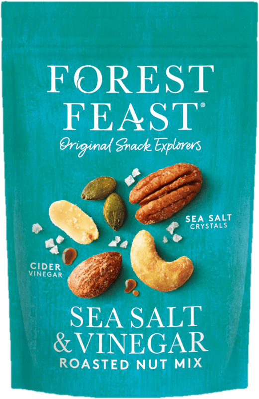 Forest Feast Mix de nuci cu sare de mare si otet din cidru, fara gluten