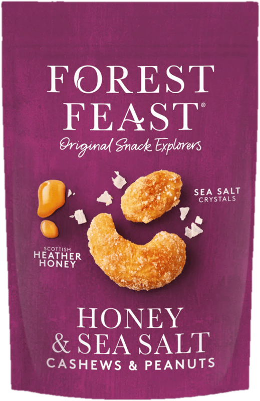 Forest Feast Mix de alune si caju cu miere si sare de mare, fara gluten