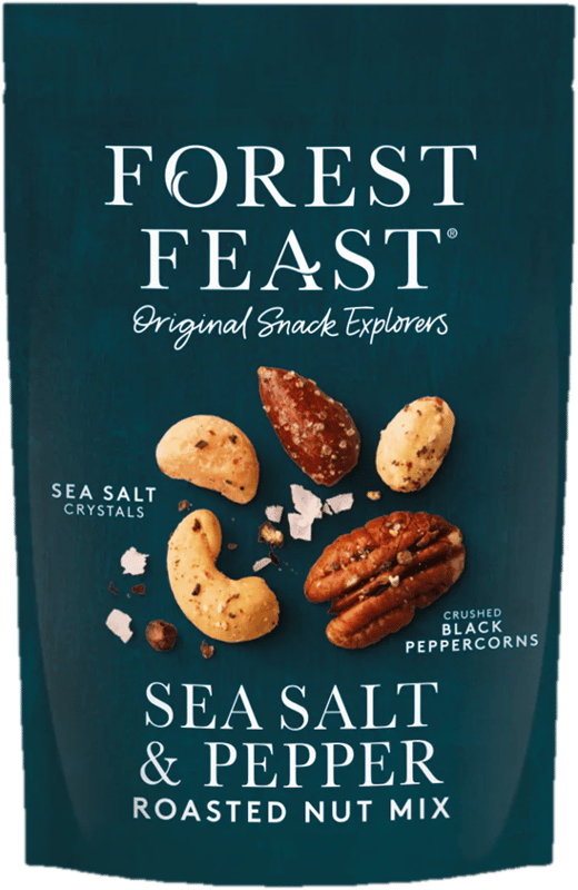 Forest Feast Mix de nuci cu sare de mare si piper negru, fara gluten