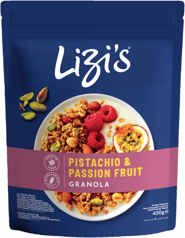 Lizi's Passion Fruit and Pistachio Granola