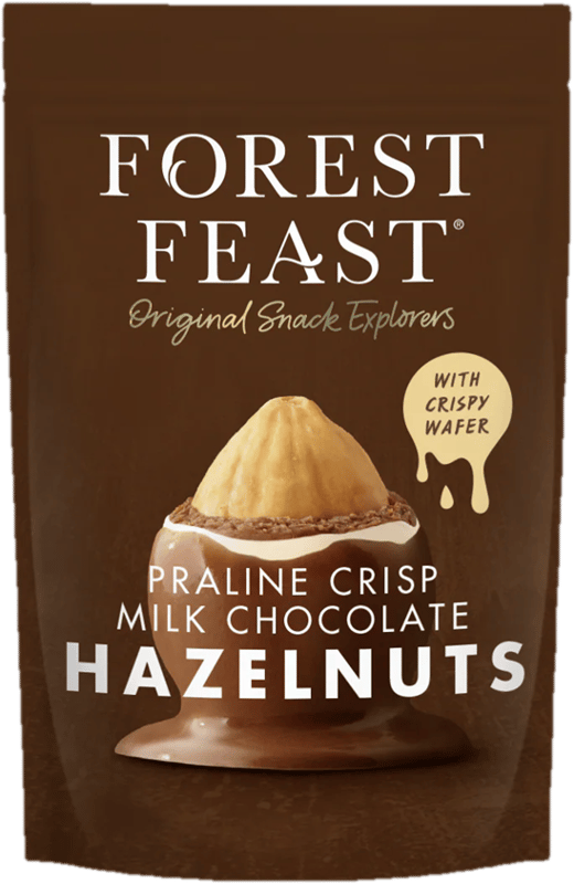 Forest Feast Alune in ciocolata cu lapte si napolitana