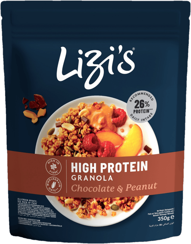 Lizi's High-Protein Granola with Chocolate and Hazelnuts