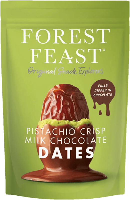 Forest Feast Curmale invelite in ciocolata cu lapte si fistic crocant
