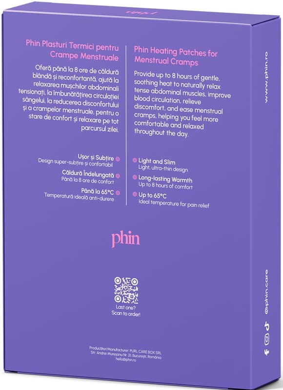 Phin Menstrual patches, 3 pcs