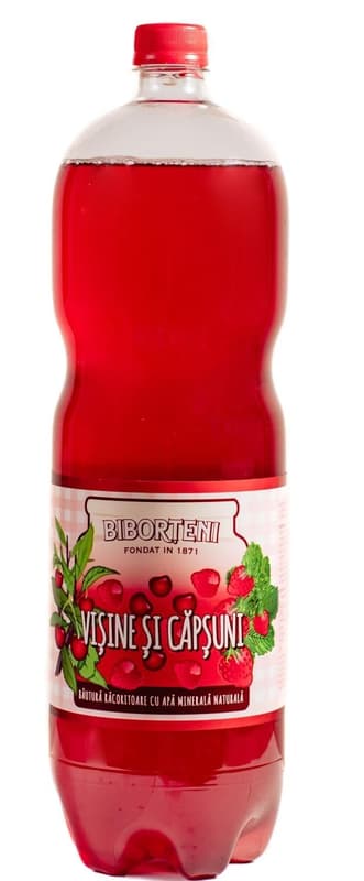 Biborteni Bautura racoritoare visine si capsuni