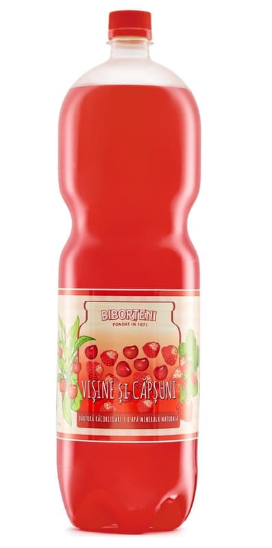 BIBORTENI VISINE SI CAPSUNI 1 L