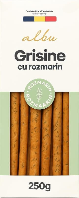 Albu Brezels Grisine cu rozmarin