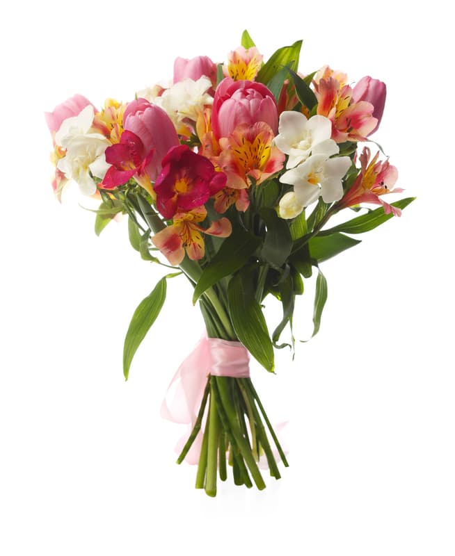 Floris Buchet de Alstroemeria 11 fire mix culori