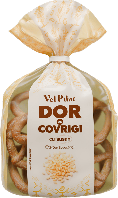 DOR Pretzel Pain Glasses with Sesame