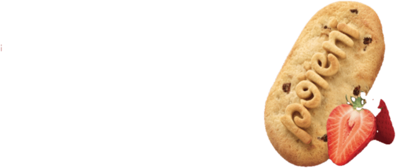 Poieni strawberry wheat bran biscuits