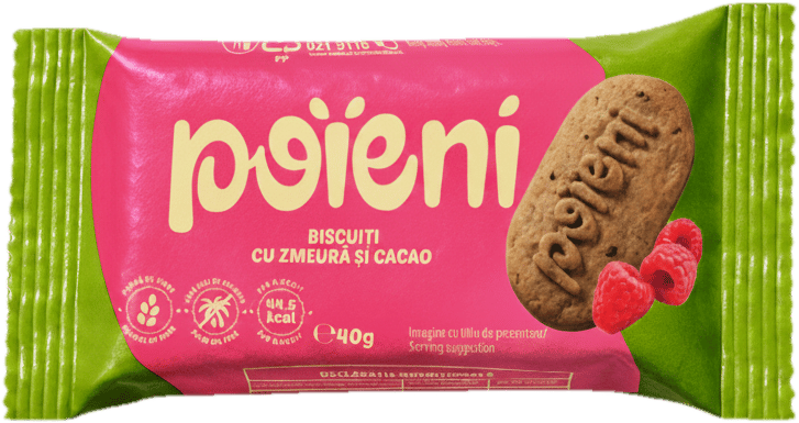 Poieni raspberry and cocoa biscuits