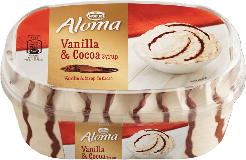 Aloma Inghetata cu aroma de vanilie si cacao