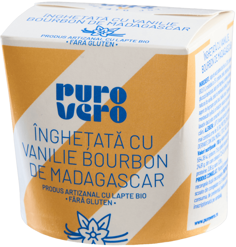 Puro Vero Inghetata cu vanilie Bourbon de Madagascar