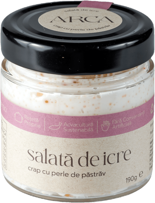 Arca Carp Caviar Salad with Trout Pearls