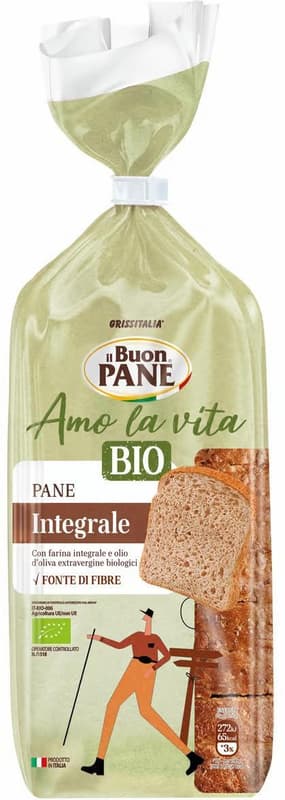 il Buon Pane ECO Paine toast integrala cu ulei de masline