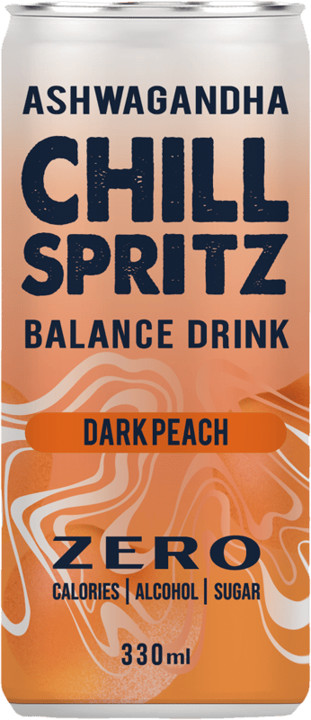CHILL SPRITZ Bautura carbogazoasa cu ashwagandha si aroma de piersica doza