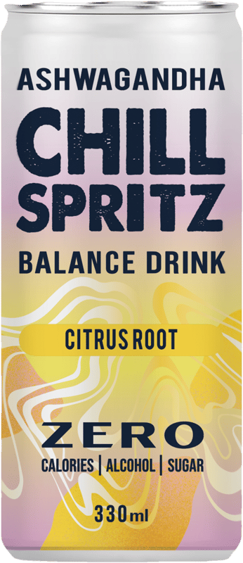CHILL SPRITZ Bautura carbogazoasa cu ashwagandha si aroma de citrice doza