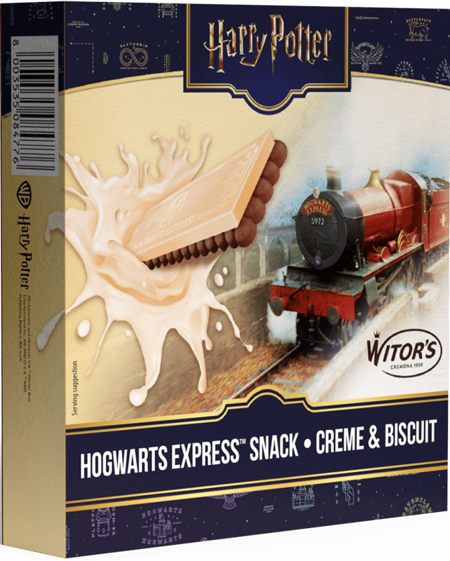 Witor's Harry Potter Baton biscuiti cacao cu crema alba