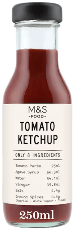 Marks & Spencer Ketchup de rosii cu sirop de agave