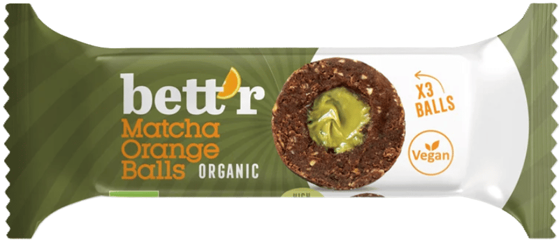 Betrr ECO Bilute de fructe cu matcha si portocala