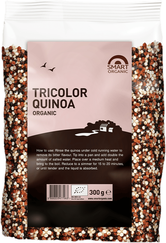 Smart Organic ECO Quinoa tricolora: alba, neagra si rosie