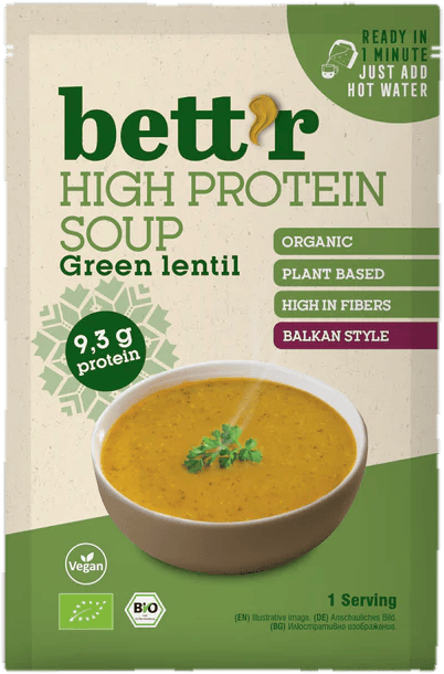 Betrr ECO Supa proteica cu linte verde