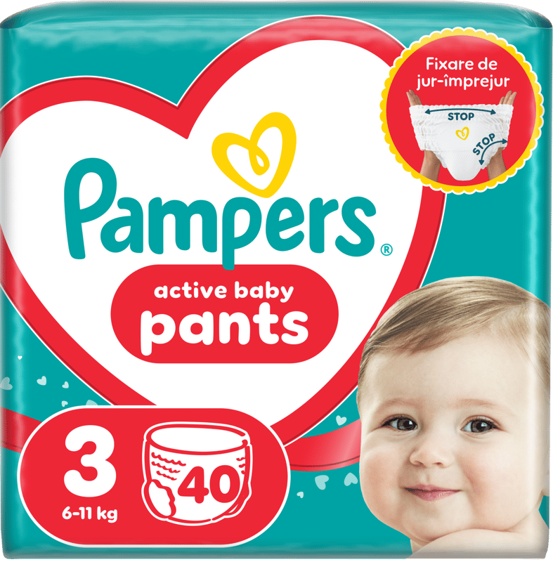 Pampers Pants Value Pack Scutece chilotel, marimea 3, 6kg-11kg