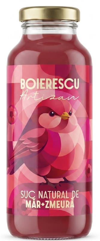 Boierescu Artizan Suc natural de mere cu zmeura