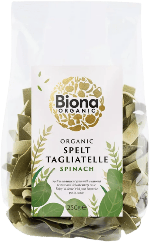 Biona ECO Tagliatelle din spelta cu spanac