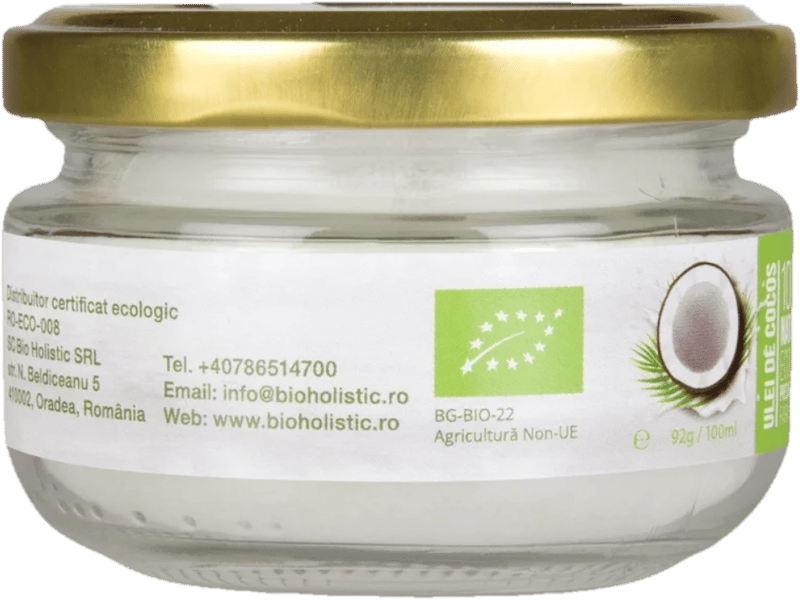 Obio ECO organic cold-pressed virgin coconut oil