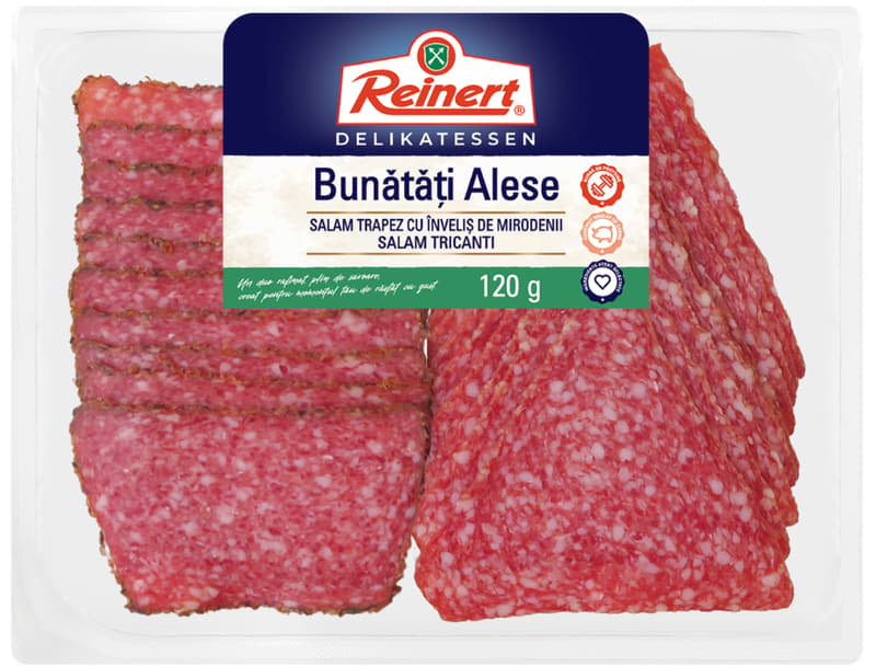 Reinert Bunatati alese Trapez with spice coating Salami & Tricanti Salami