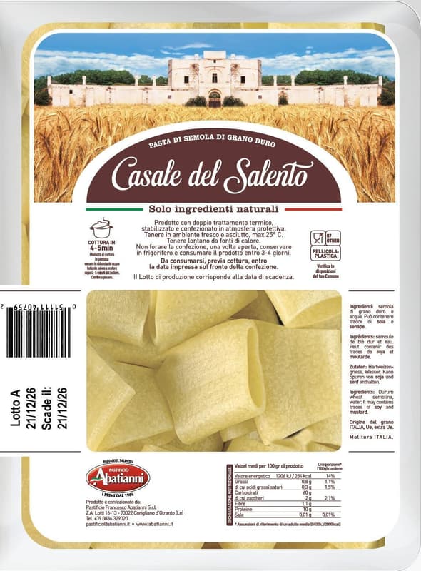 Casale del Salento Paccheri