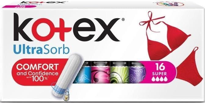Tampoane interne Kotex Super UltraSorb 16 buc
