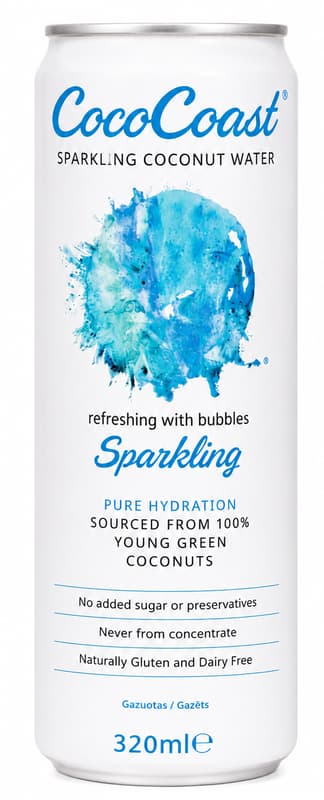 CocoCoast Sparkling Coconut Water Natural Flavor 0,32 L