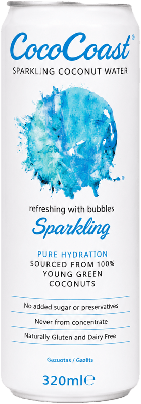CocoCoast Sparkling Coconut Water Natural Flavor 0,32 L