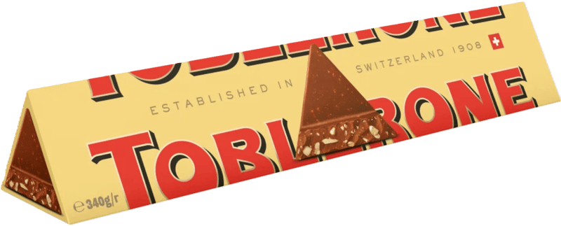 Toblerone Milk Ciocolata cu lapte, cu miere si nuga cu migdale