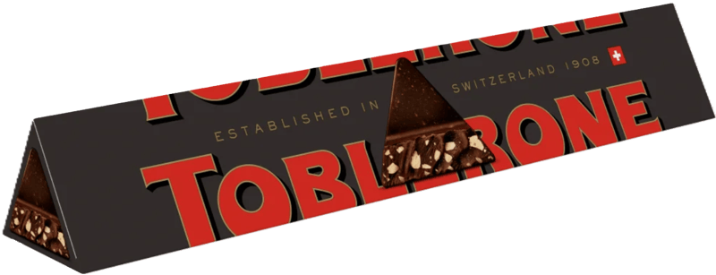 Toblerone Dark Milk Chocolate, with Honey and Almond Nougat