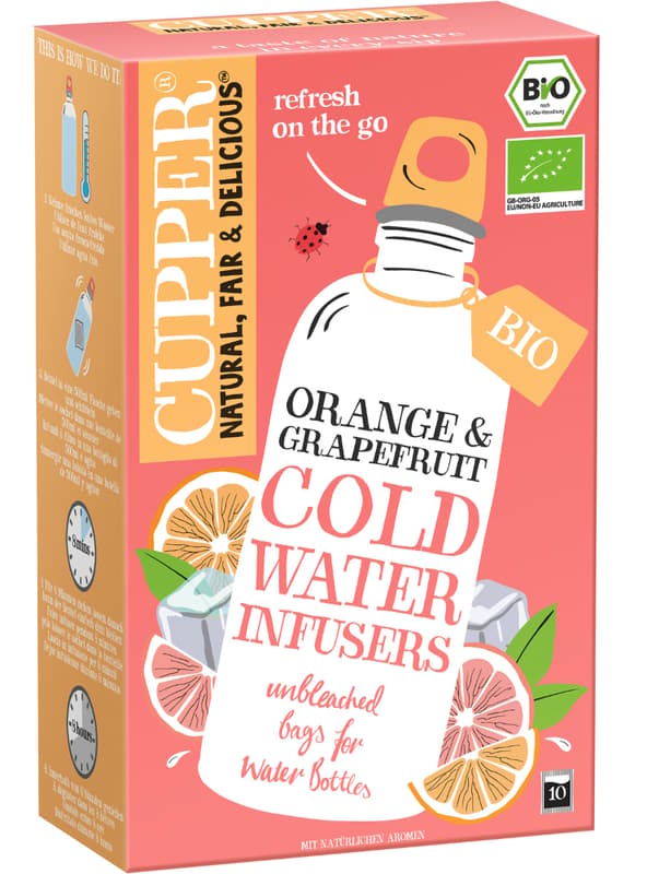 Cupper ECO Cold Infusion portocale si grapefruit