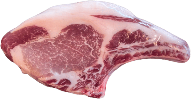 AU – Sliced Bone-In Iberian Pork Loin Chop (per kg)