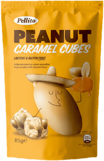 Peanut Caramel Cubes