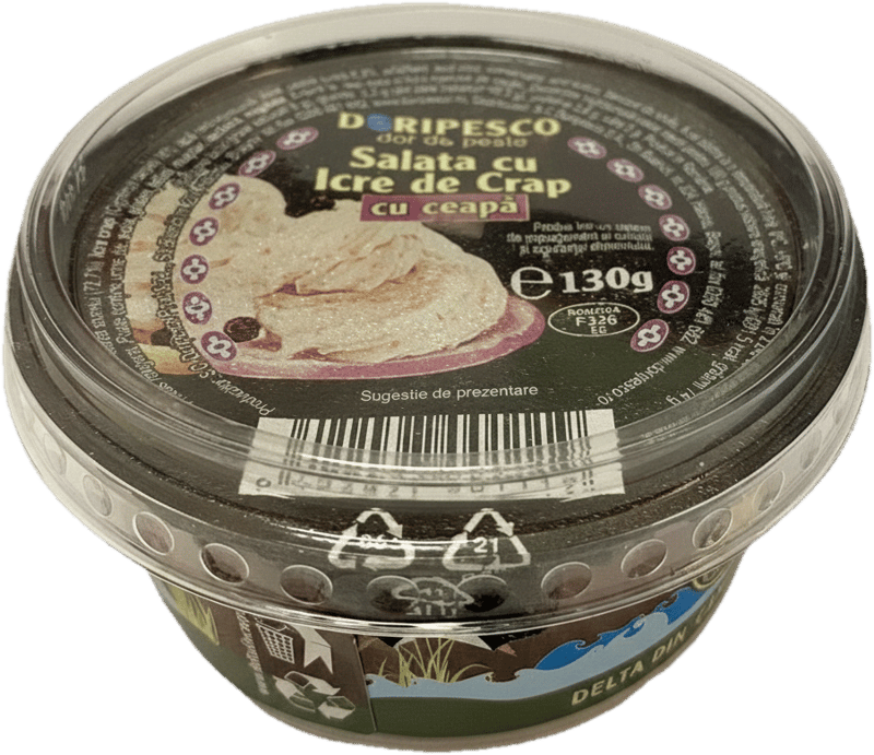 Doripesco Carp Caviar Salad with Onion