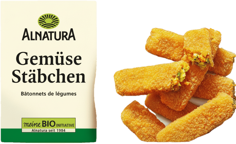 Alnatura ECO Crochete de legume cu branza edam