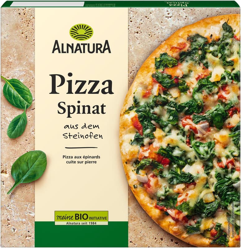 Alnatura ECO Pizza cu mozzarella si spanac