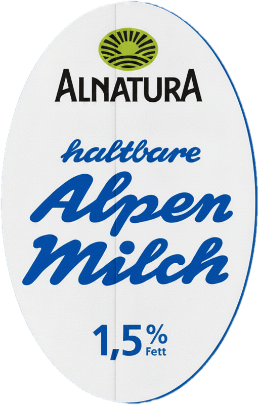 Alnatura ECO Lapte semidegresat de vaca UHT