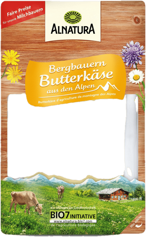 Alnatura ECO Cascaval Butterkase felii