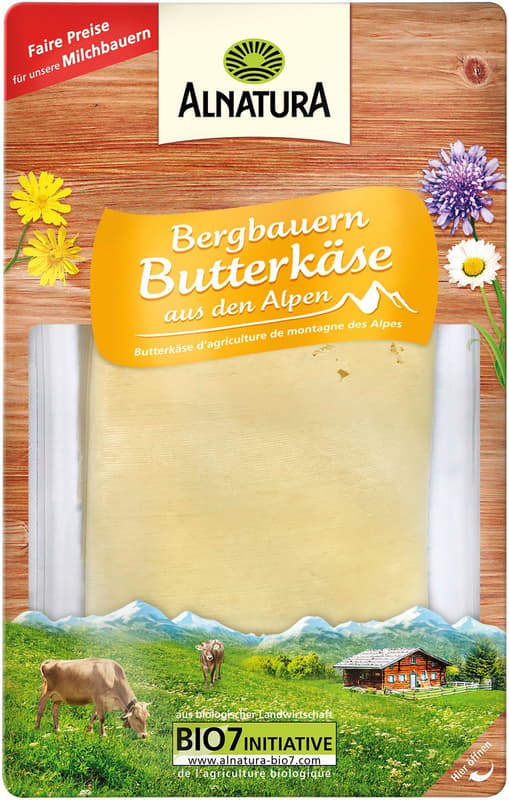 Alnatura ECO Cascaval Butterkase felii