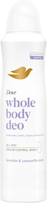 Dove Antiperspirant Spray Whole Body Lavender Chamomile