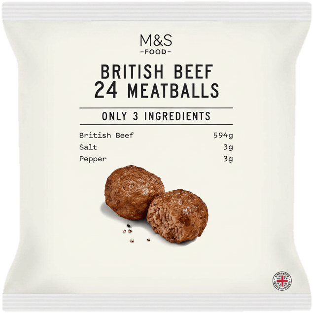 Marks & Spencer Chiftele din carne de vita cu sare si piper