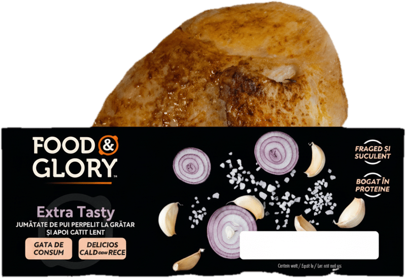 FOOD & GLORY Jumatate de pui Extra Tasty