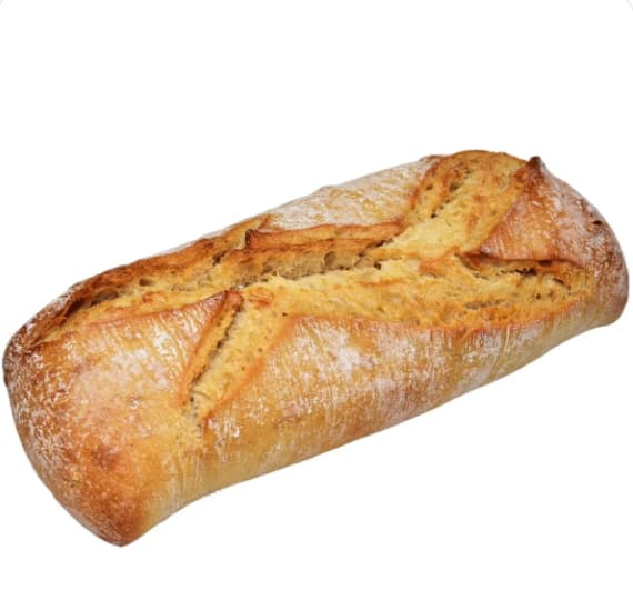 Paine rustica cu maia si fulgi de cartofi